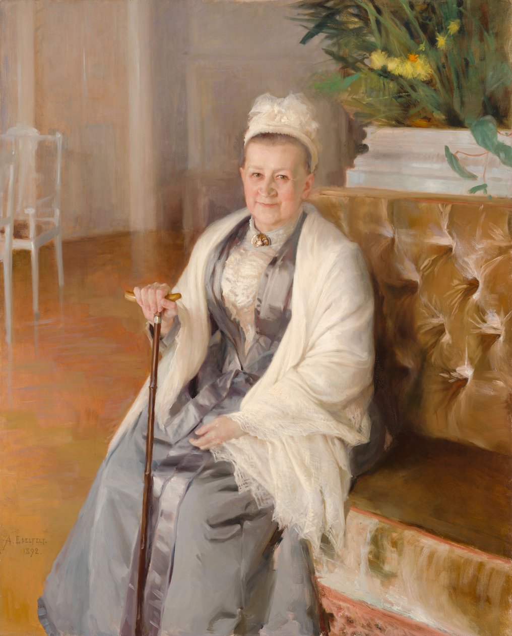 Rouva Anna Sinebrychoffin muotokuva tekijältä Albert Edelfelt