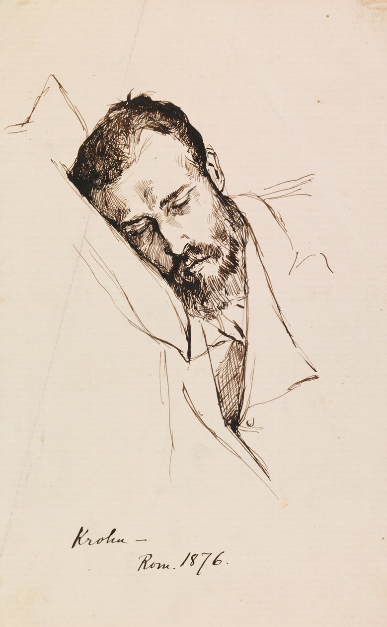 Pietro Krohnin muotokuva tekijältä Albert Edelfelt
