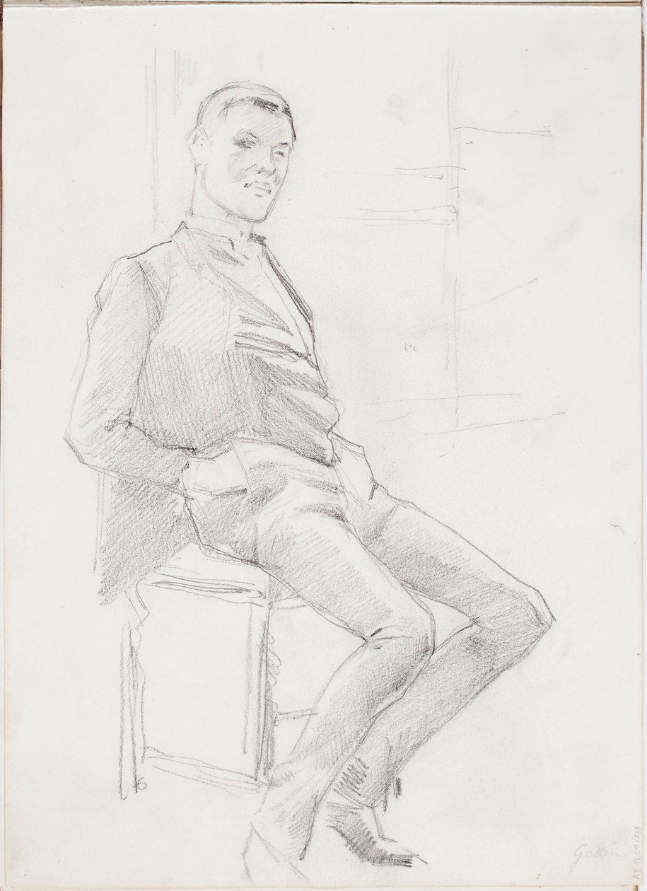 Miehen muotokuva tekijältä Albert Edelfelt