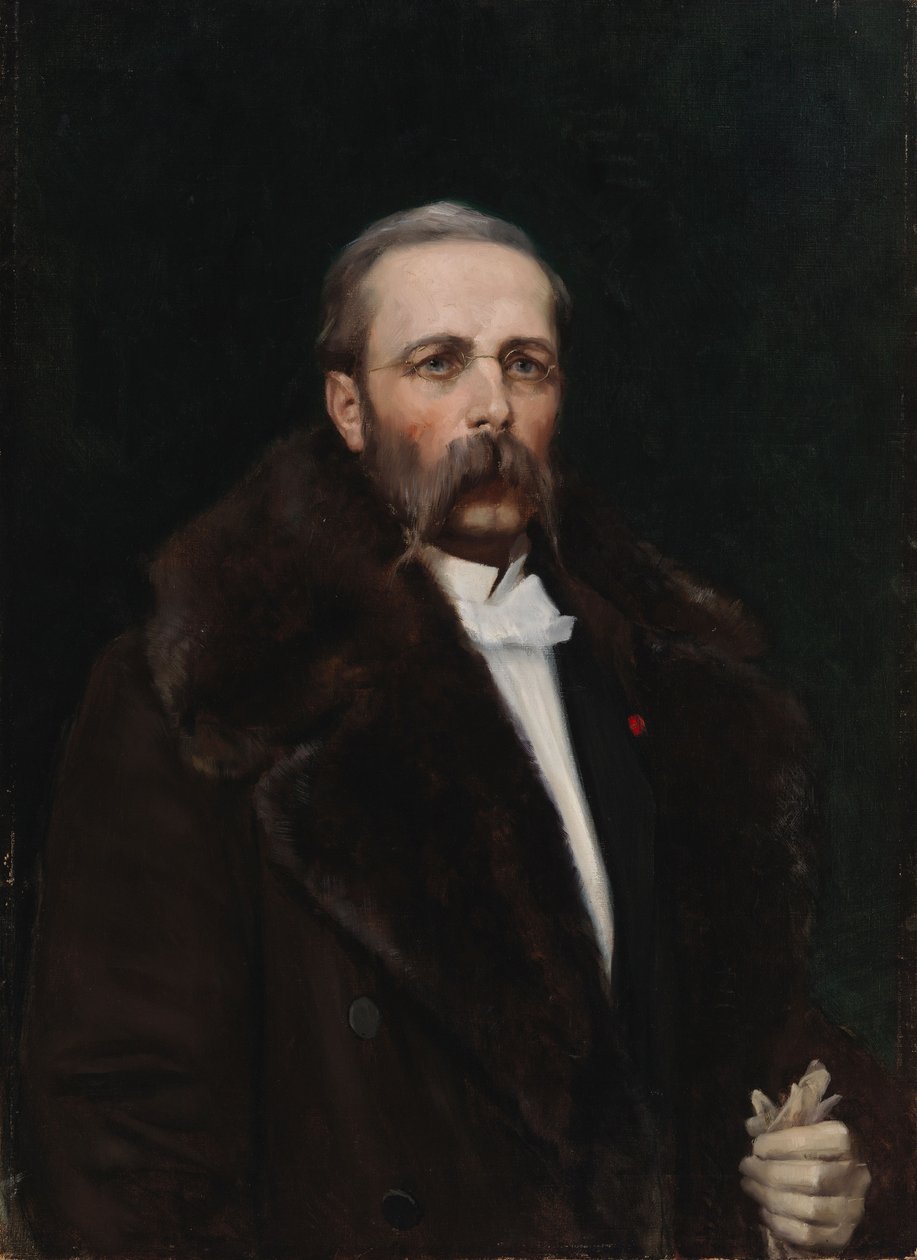Taiteilijan isän, pääjohtaja Carl Albert Edelfeltin, muotokuva tekijältä Albert Edelfelt
