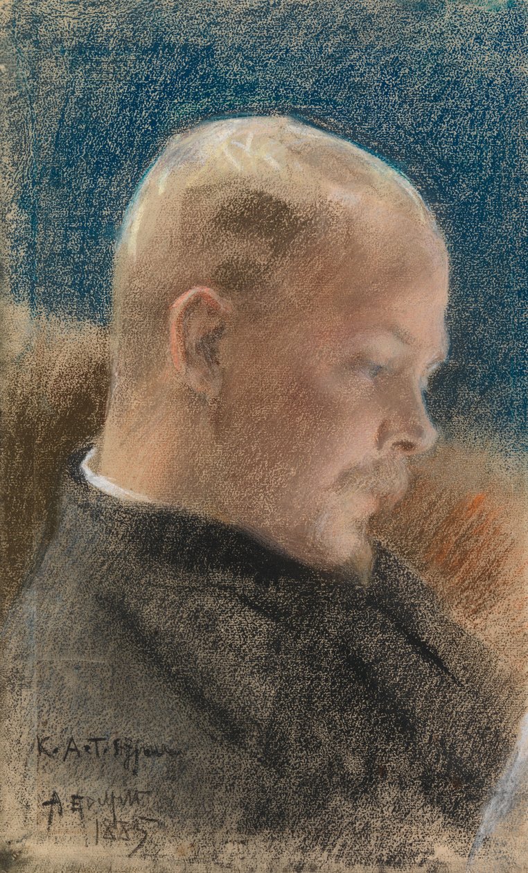 Kirjailija Karl A. Tavaststjernan muotokuva (kirjailija Karl A. Tavaststjernan muotokuva) tekijältä Albert Edelfelt