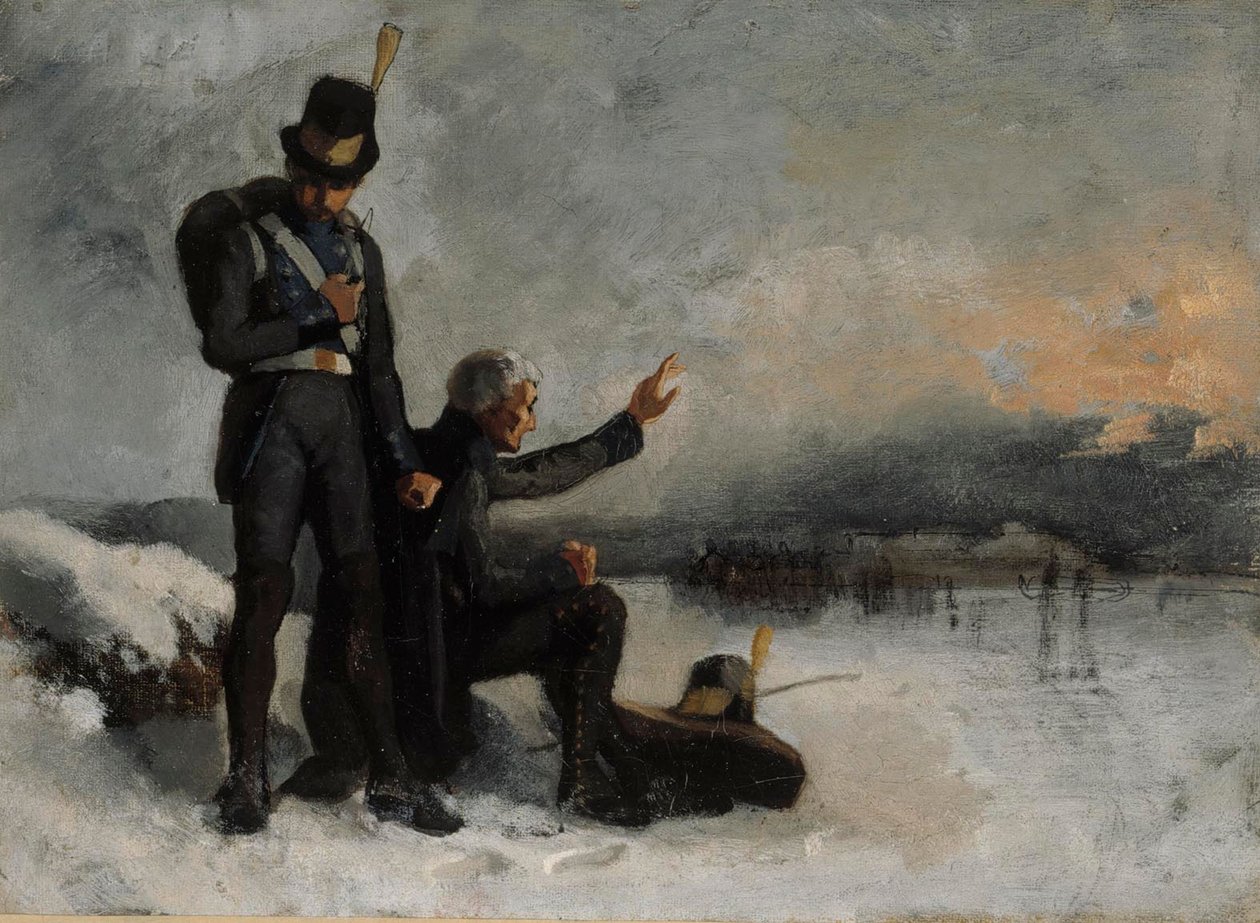 Kohtaus Suomen sodasta tekijältä Albert Edelfelt