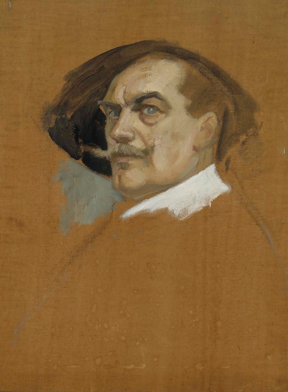 Omakuva 1600-luvun puvussa, tutkielma tekijältä Albert Edelfelt