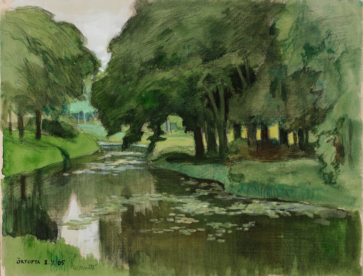 Luonnoskirja tekijältä Albert Edelfelt