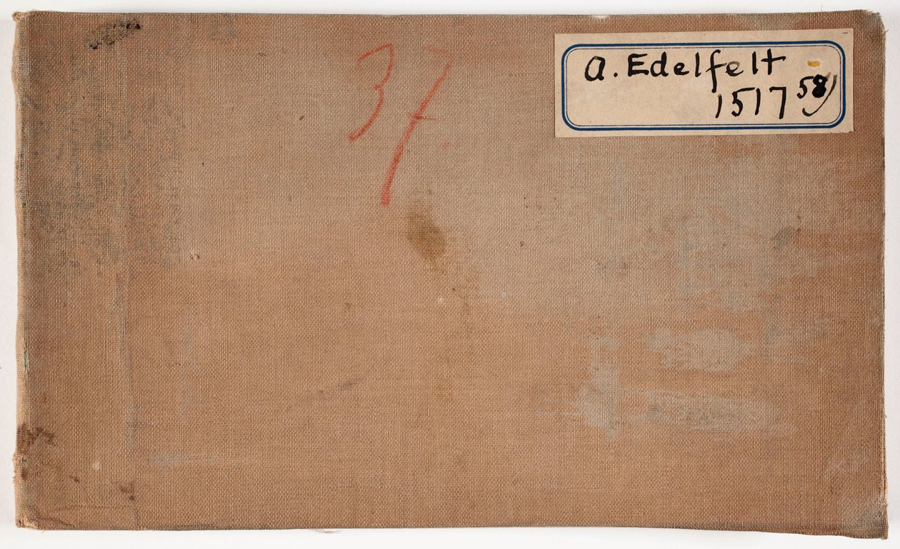 Skizzenbuch tekijältä Albert Edelfelt