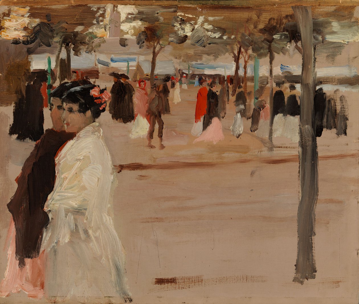 Tutkielma teokseen Rantatie, Sevilla tekijältä Albert Edelfelt