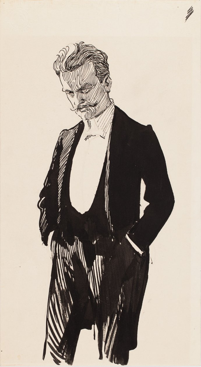 Säveltäjä Jean Sibelius tekijältä Albert Edelfelt