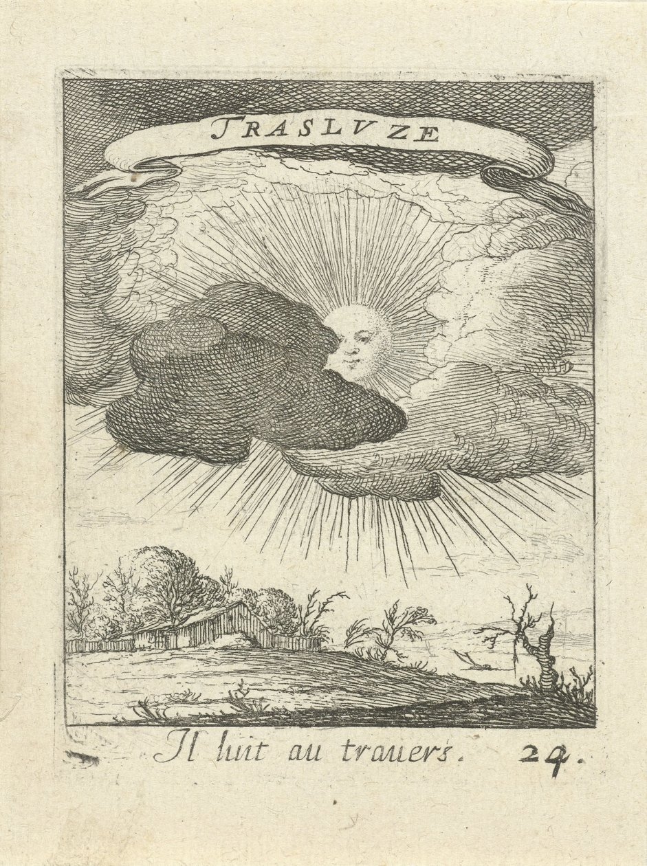 aurinko pilvien takana Moralising Love Emblems (sarjan nimi) Devises et emblesmes d
