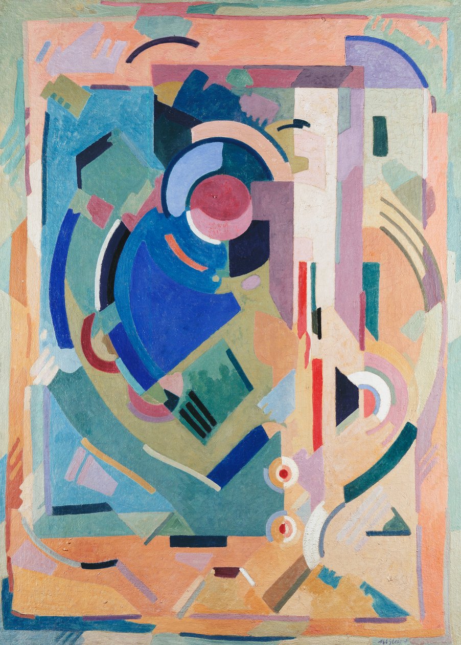 Abstrakti koostumus; Composition Abstraite tekijältä Albert Gleizes