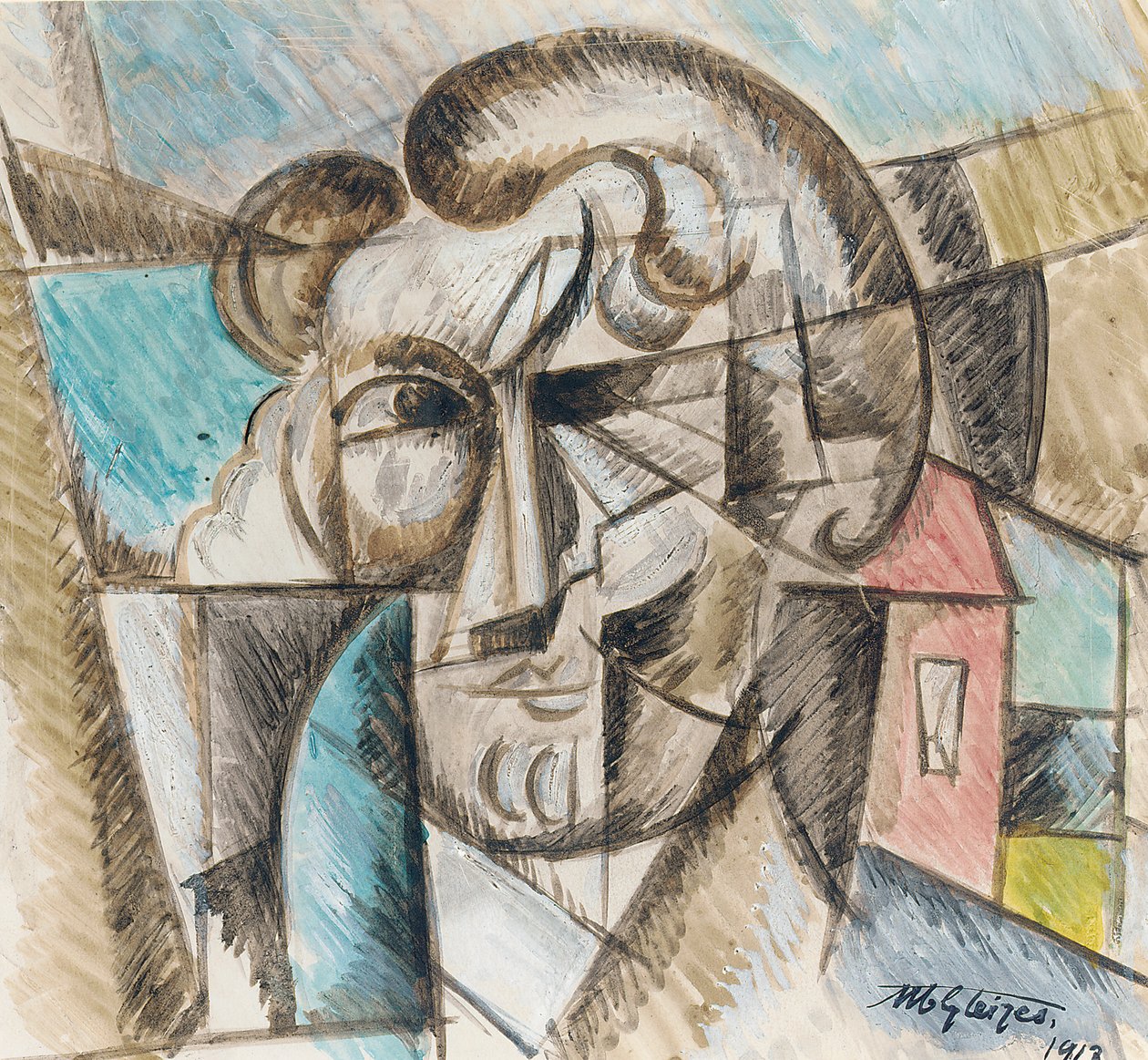 Miehen pää tekijältä Albert Gleizes