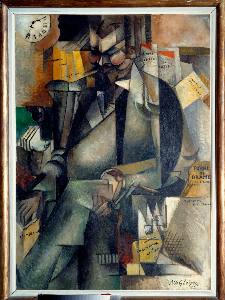 Ranskalaisen toimittajan Eugene Figuieren muotokuva tekijältä Albert Gleizes