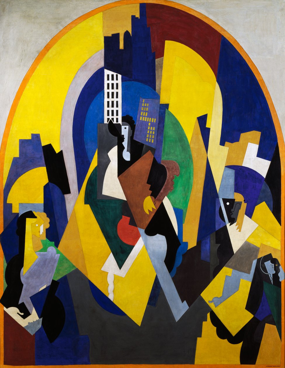 Suunnitelman mukainen pistemäinen tila tekijältä Albert Gleizes