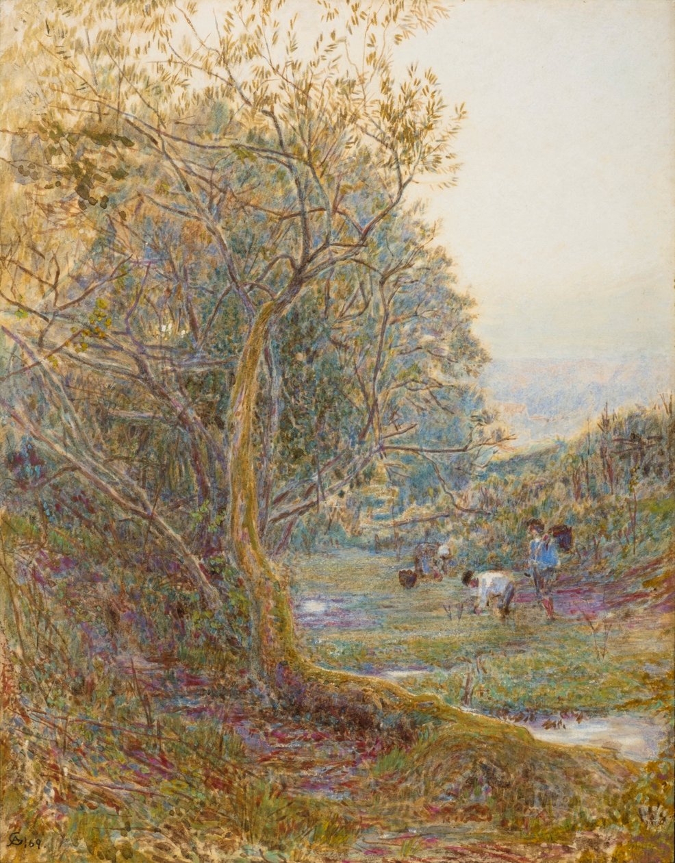A Devonshire Lane tekijältä Albert Goodwin