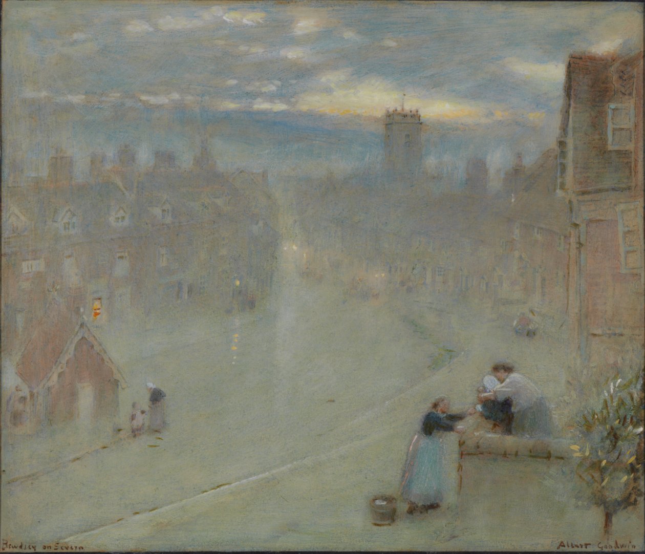 Bewdley Severnissä tekijältä Albert Goodwin