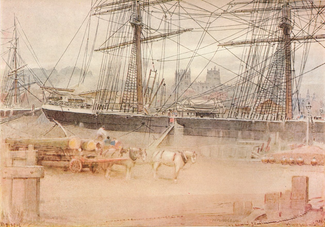 Bristol, 1903 tekijältä Albert Goodwin