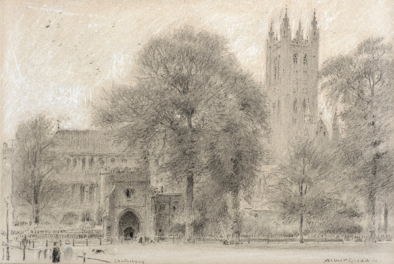 Canterbury (mustavalkoinen liitu) tekijältä Albert Goodwin