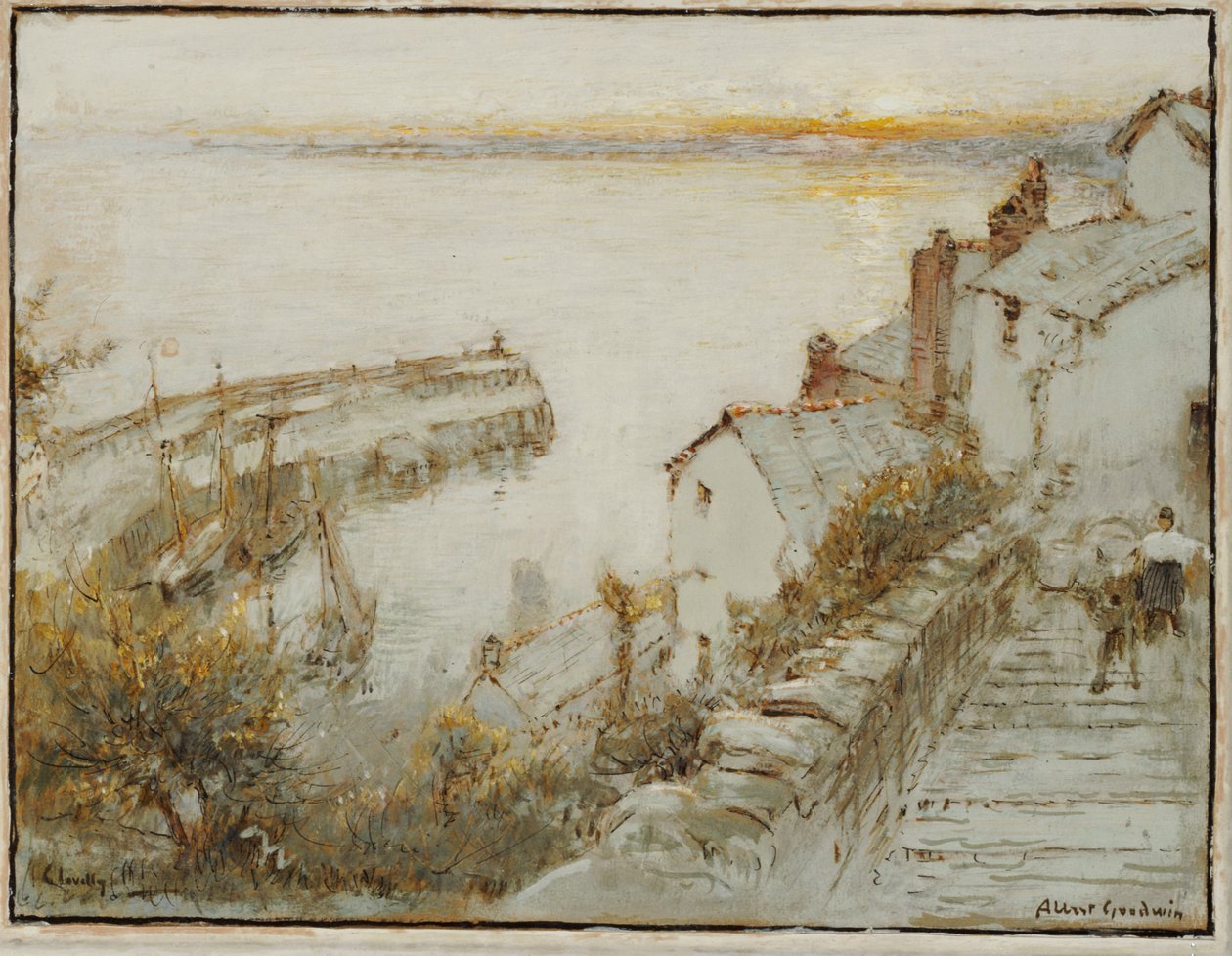 Clovelly tekijältä Albert Goodwin