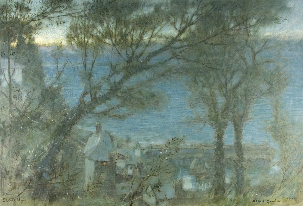 Clovelly tekijältä Albert Goodwin