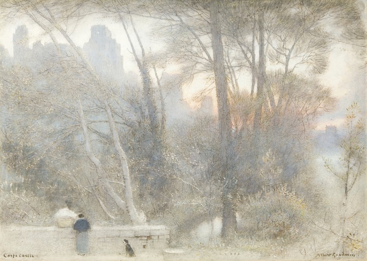 Corfen linna tekijältä Albert Goodwin