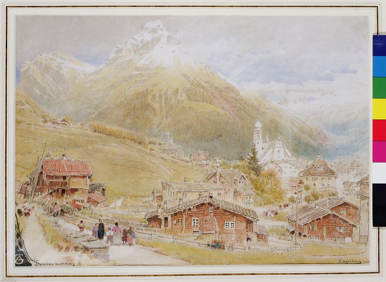 Huonekalut ja erilaiset esineet 1100- ja 1300-luvuilta tekijältä Albert Goodwin