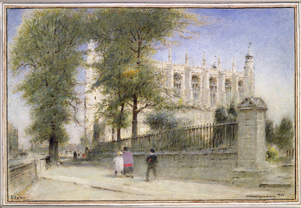 Huonekalut ja erilaiset esineet 1100- ja 1300-luvuilta tekijältä Albert Goodwin