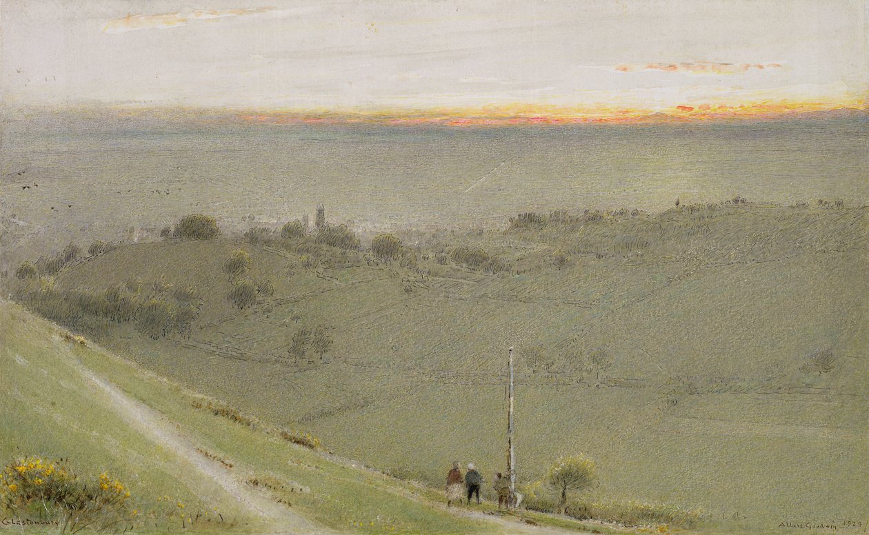 Glastonbury, 1924-25 tekijältä Albert Goodwin