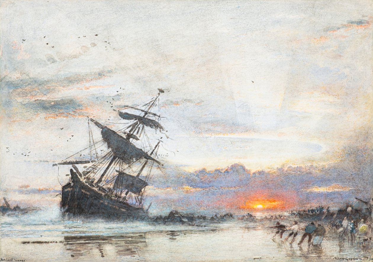 Hänen viimeinen matkansa tekijältä Albert Goodwin