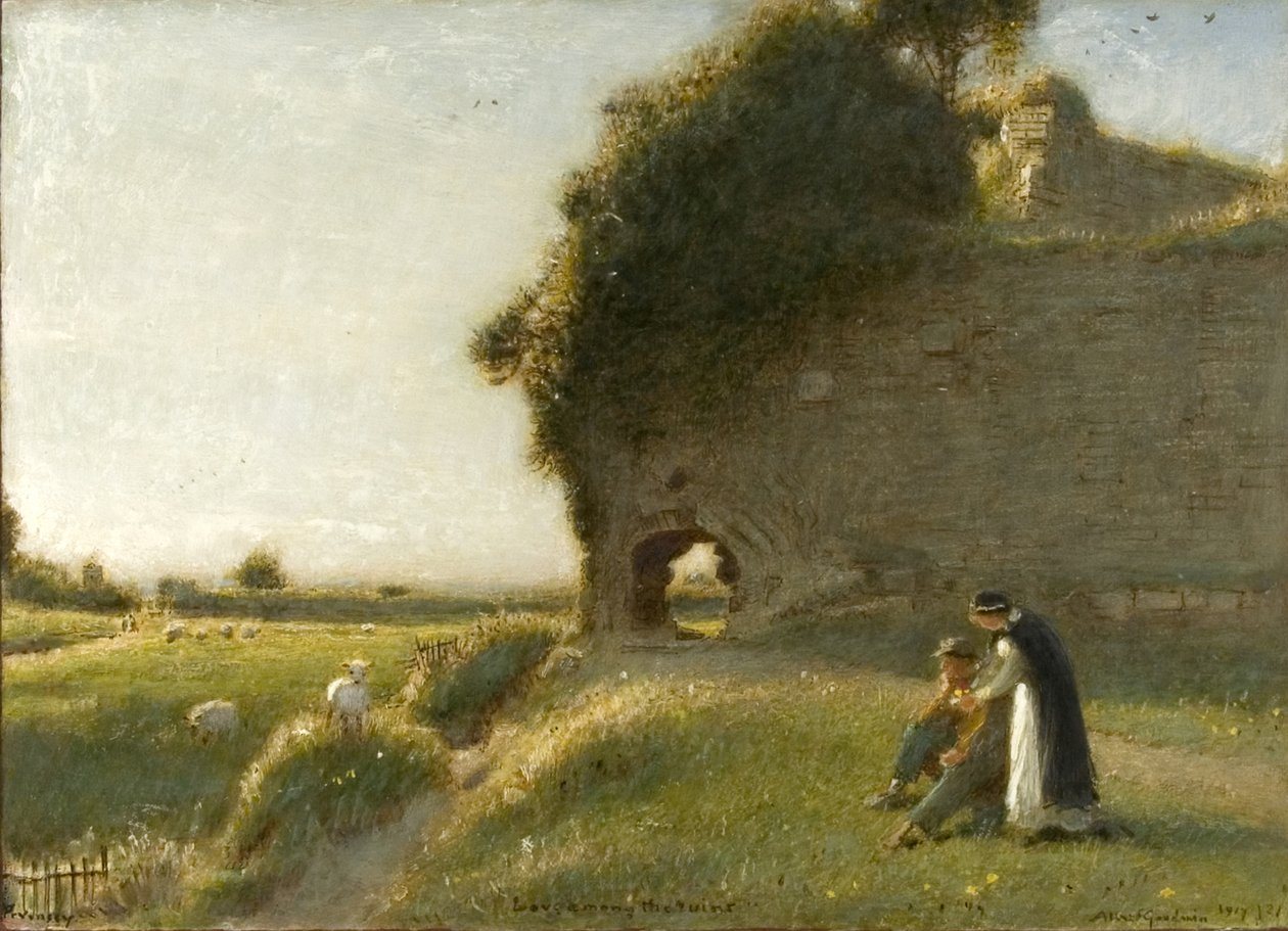 Rakkautta raunioiden keskellä, Pevensey tekijältä Albert Goodwin