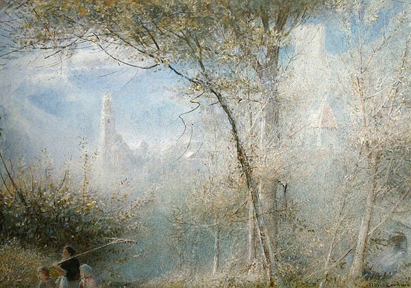 Merano, Pohjois-Italia tekijältä Albert Goodwin