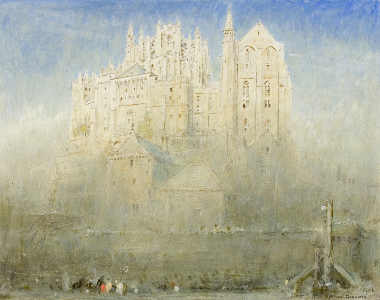 Mont St Michel, Normandia tekijältä Albert Goodwin