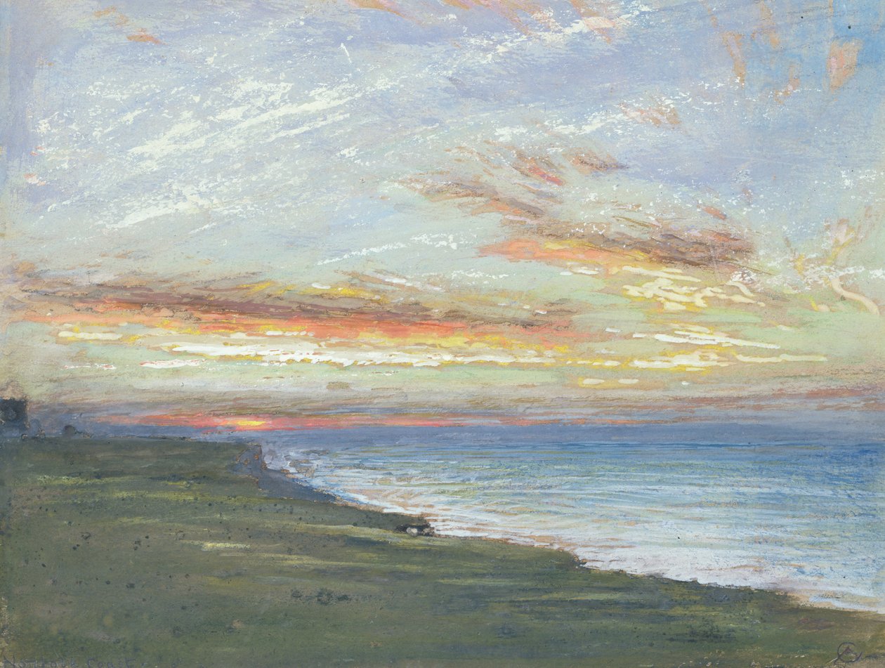 Norfolkin rannikko tekijältä Albert Goodwin