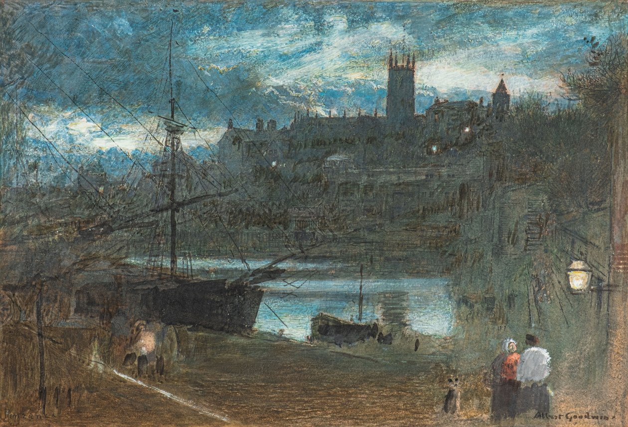 Penzance (akvarelli) tekijältä Albert Goodwin
