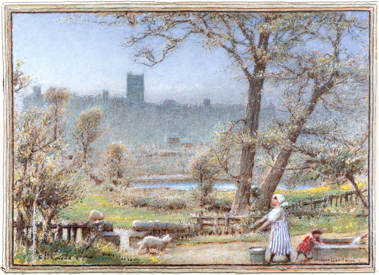Richmond, Yorkshire tekijältä Albert Goodwin