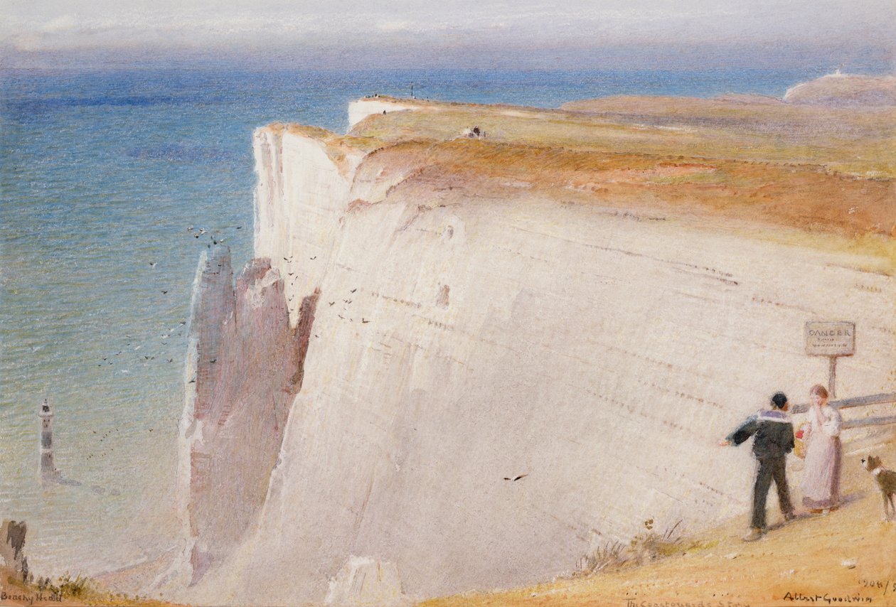 Huonekalut ja erilaiset esineet 1100- ja 1300-luvuilta tekijältä Albert Goodwin