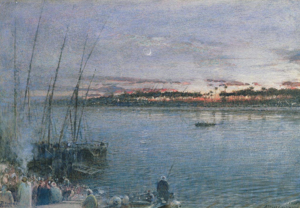 Niilin lautta Boulac: Niilin lautta tekijältä Albert Goodwin