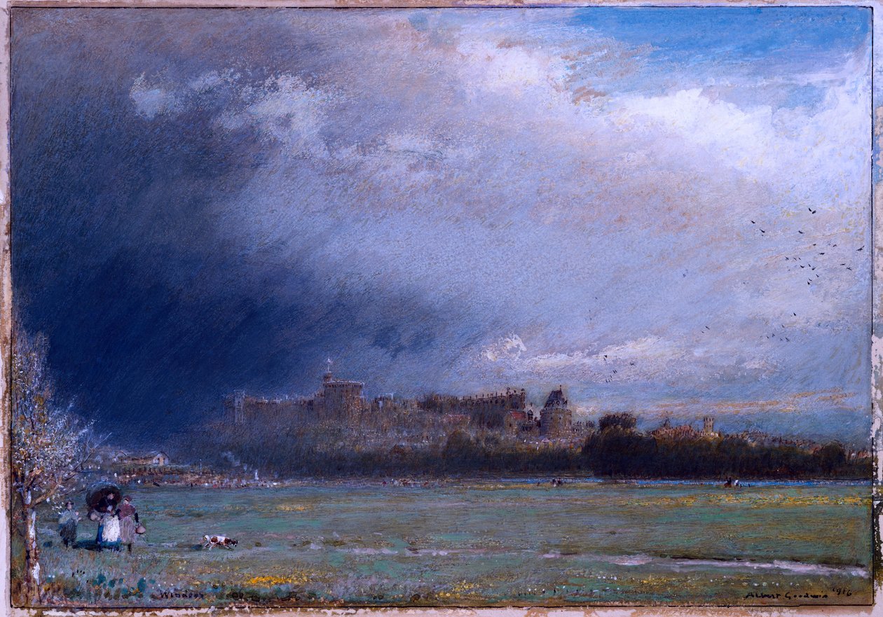 Windsor, 1916 tekijältä Albert Goodwin