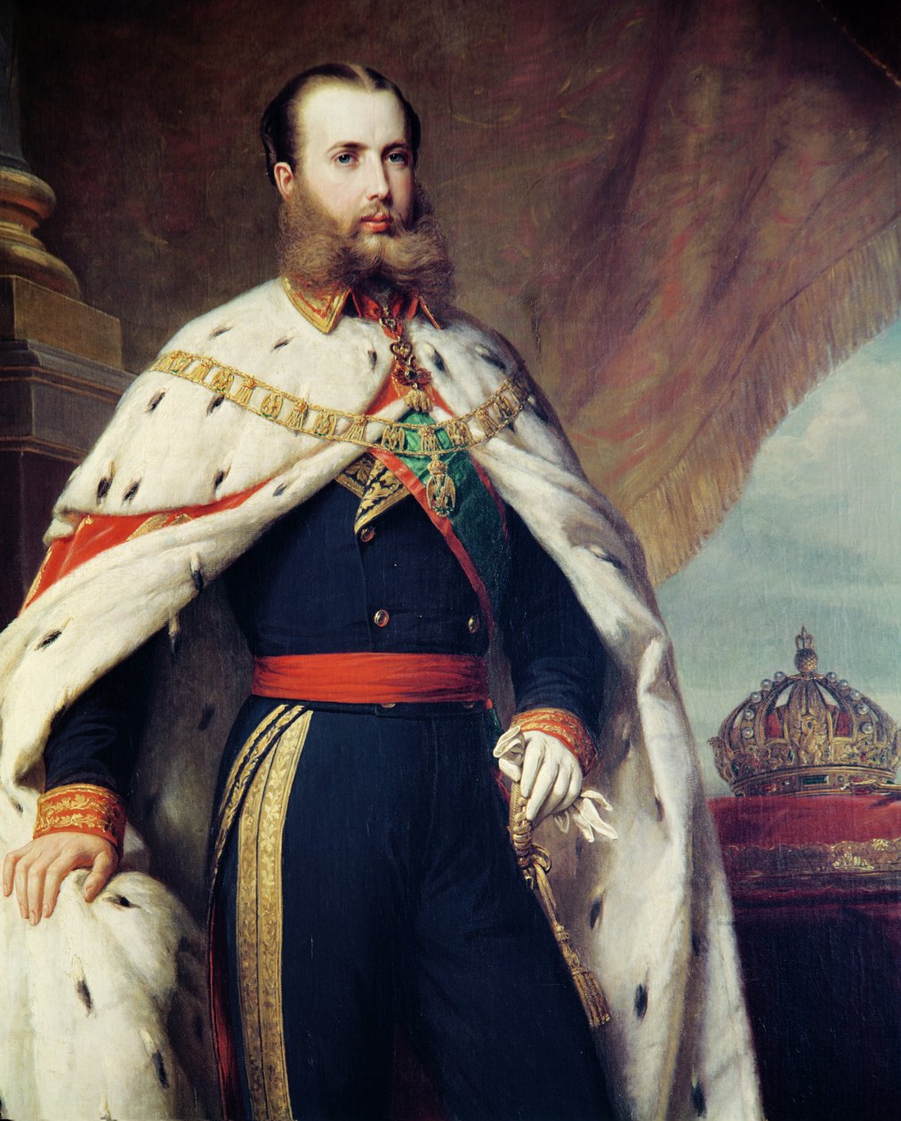 Maximilian Hapsburg-Lorrainen (1832-67) Meksikon keisari, 1865 (katso myös 233828) tekijältä Albert Graefle