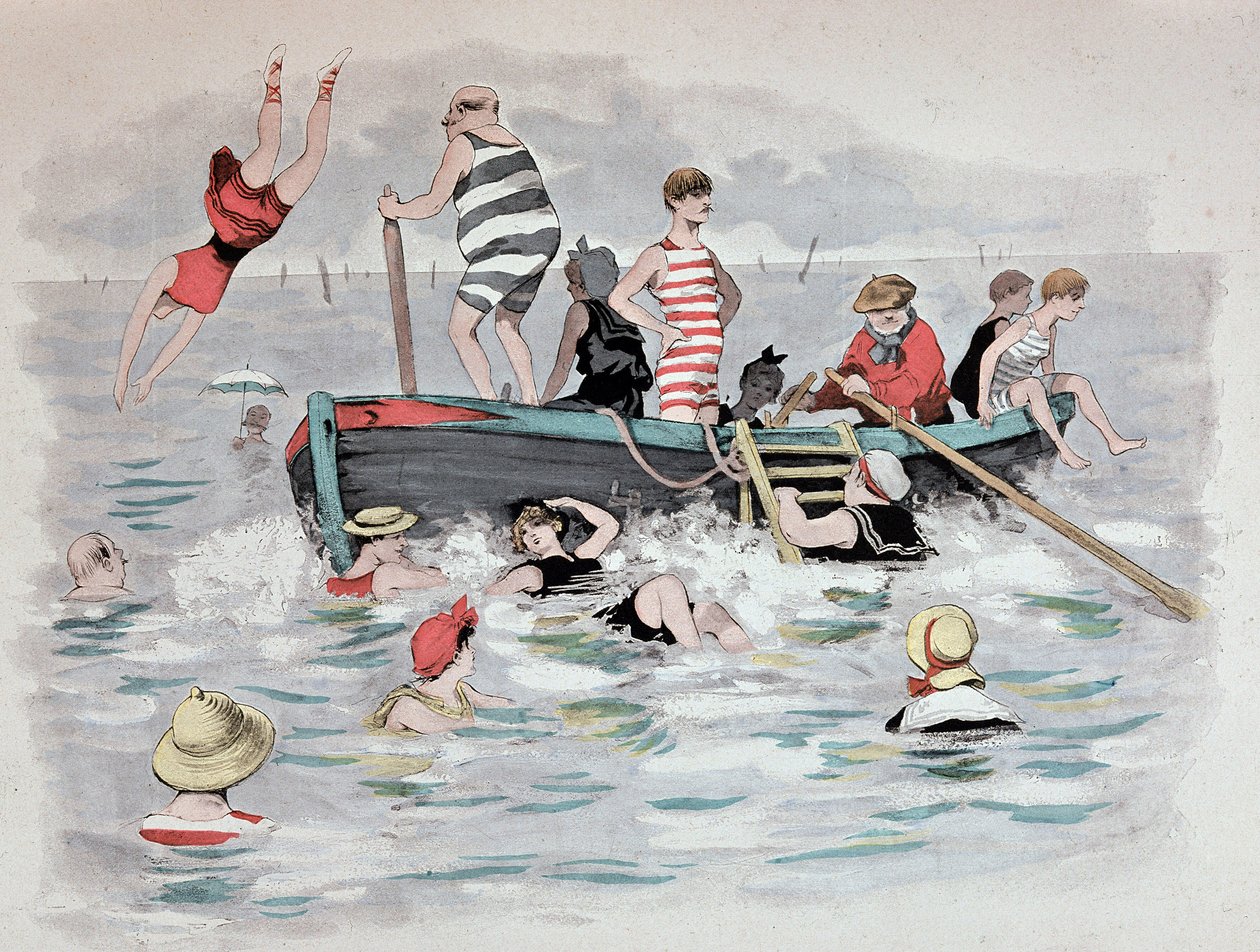 Danten vene "Starfishissa"". A. William. Painokset Simonis Empis, Pariisi tekijältä Albert Guillaume