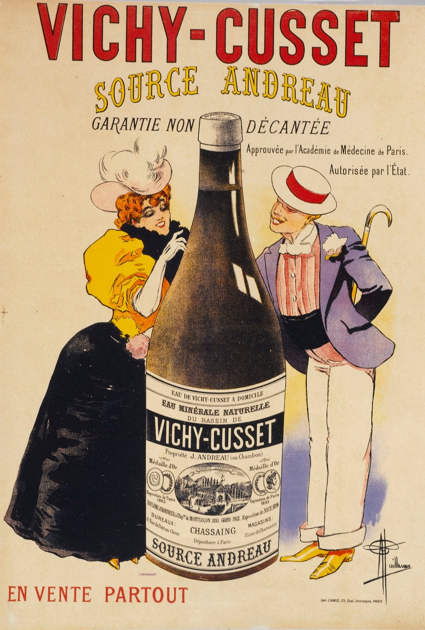 Vichy-Cusset - Lähde Andreau, n. 1895. tekijältä Albert Guillaume