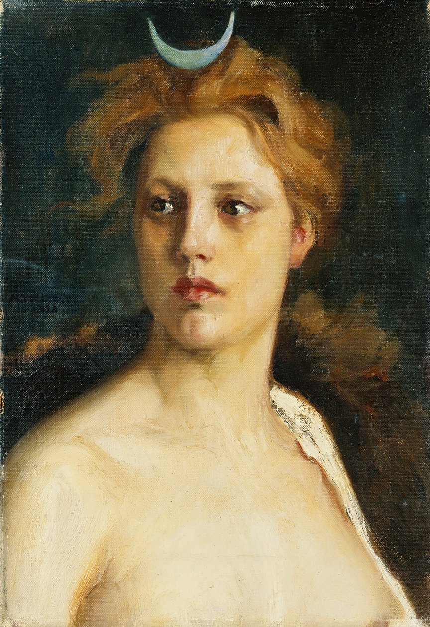 Diana, 1898 tekijältä Albert Gustaf Aristides Edelfelt