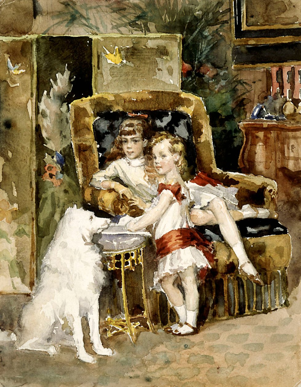 Venäjän suurherttua Mikael Aleksandrovitš 1878-1918 ja suurherttuatar...1875-1960. tekijältä Albert Gustaf Aristides Edelfelt