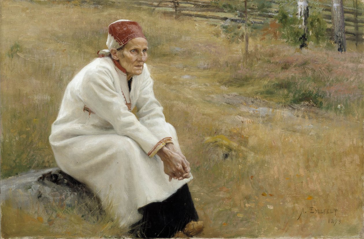 Larin Paraske, 1893 tekijältä Albert Gustaf Aristides Edelfelt