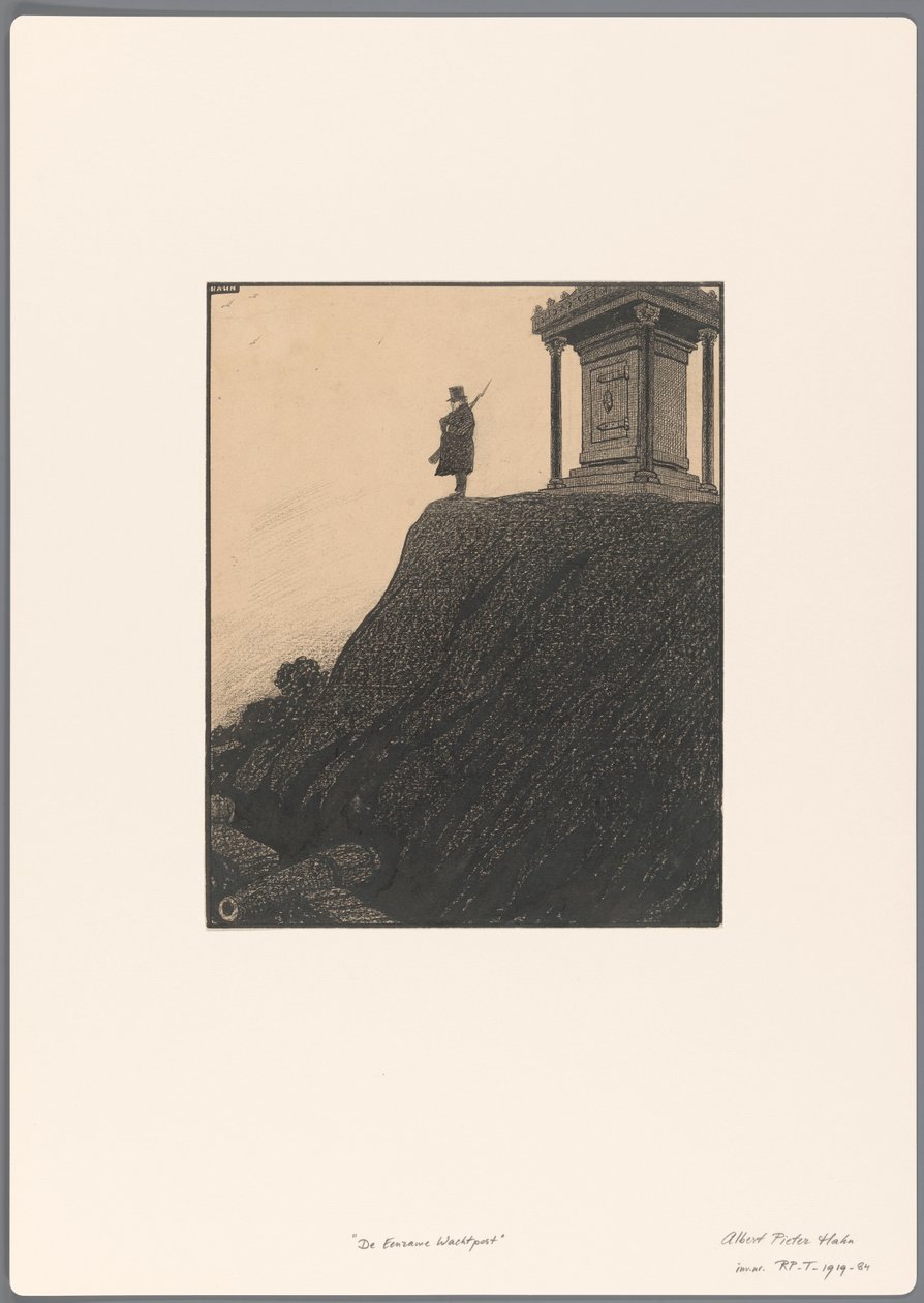 Suunnittelu poliittiselle sarjakuvalle: The Lonely Sentry tekijältä Albert Hahn (I)