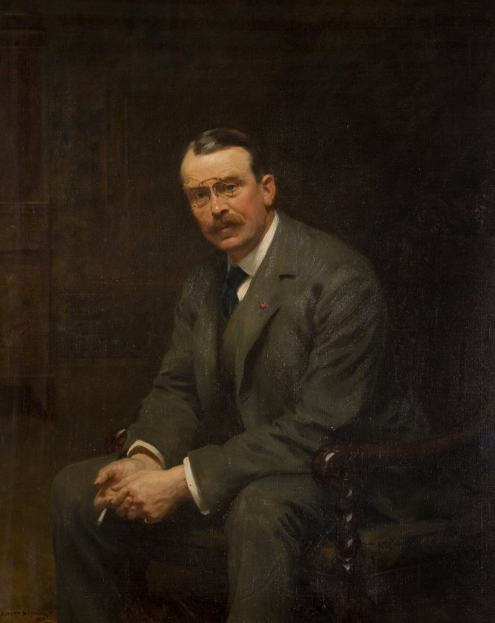 Sir Alfred Herbert (18661957), n. 1914 (öljy kankaalle) tekijältä Albert Henry Collings