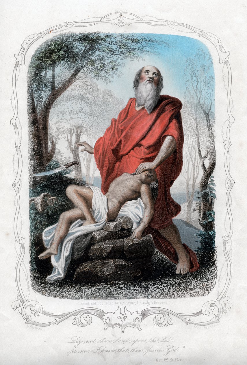 Älä laita kättäsi lyijyn päälle, sillä nyt tiedän, että sinä pelkäät Jumalaa, c1850. tekijältä Albert Henry Payne