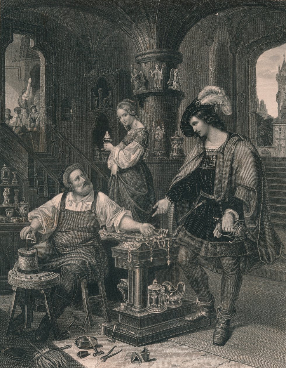 Kultaseppien tytär, 1850 tekijältä Albert Henry Payne