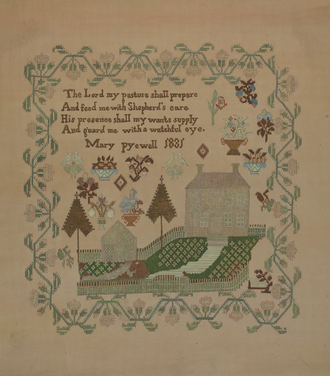 Sampler, c. 1936. tekijältä Albert J. Levone