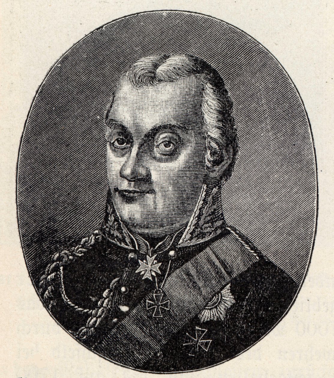 Kenttämarsalkka Friedrich Graf von Kleist von Nollendorf 1762-1823. tekijältä Albert Johann Christian Schule