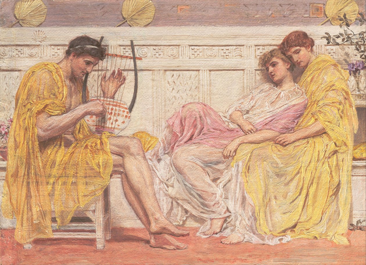 Muusikko, noin 1867. tekijältä Albert Joseph Moore