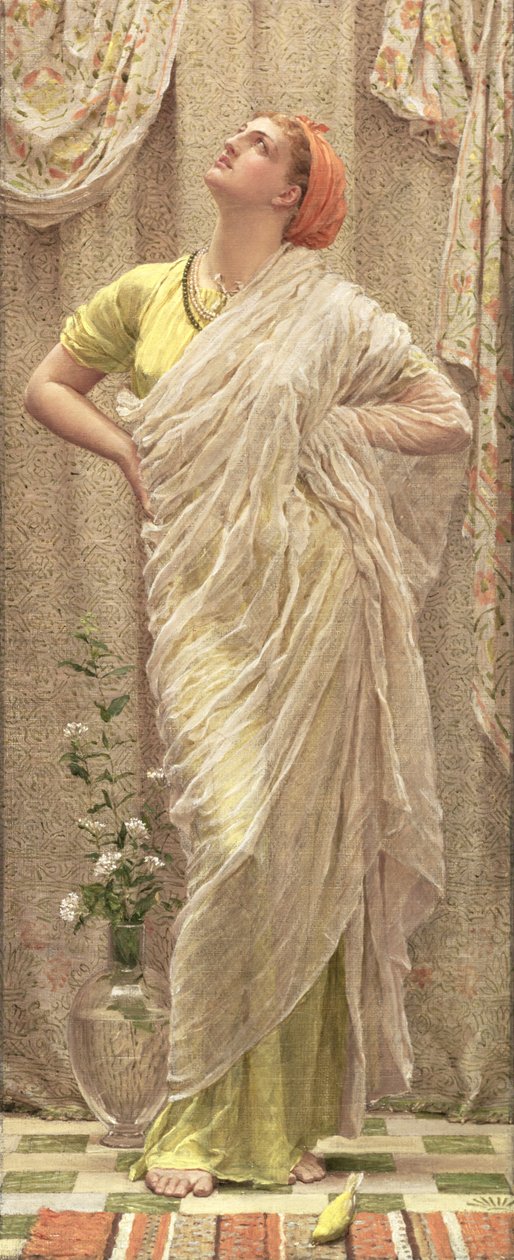 Birds of the Air, n. 1879 (öljy kankaalle) tekijältä Albert Joseph Moore